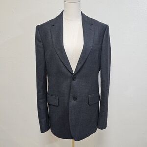 Sandro Houndstooth Wool Blazer Size 48
